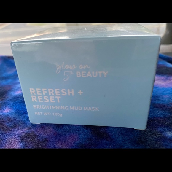 💥HP💥•NIP•Sephora Glow On 5th Beauty Refresh + Reset Brightening Mud Mask - Picture 4 of 7